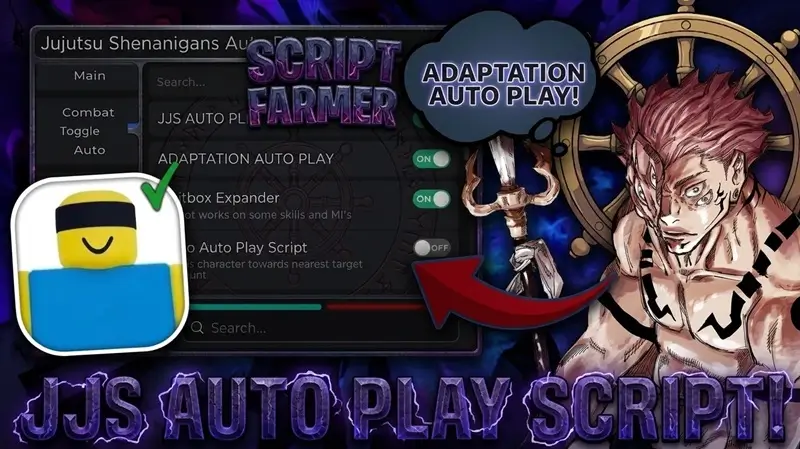 Jujutsu Shenanigans Script – Auto Play, Hitbox Extender