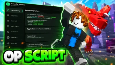 Jump for Animals Script – Auto Steal Egg, Auto Upgrade, Auto Buy, Auto Squat