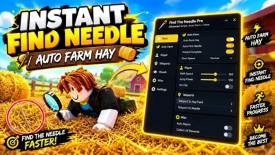 OP Search For The Needle Script – Auto Farm, Instant Find