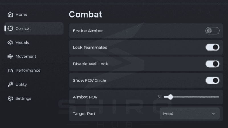 Shiro Hub Universal | Aimbot, ESP, Teleport, No Clip & More