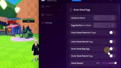 Steal an Egg FoxName Hub Script | Keyless, Auto Steal, God Mode