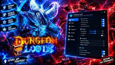 [Super OP] Dungeon Lootr Script – Auto Kill, God Mode, Reroll