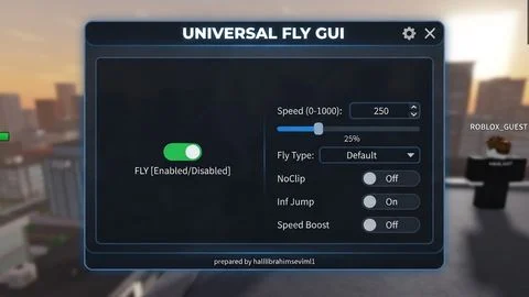 Universal Fly GUI V4 Script | Fly GUI, Universal & Direct Execute