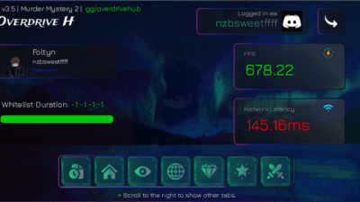 OverDrive Hub X PREMIUM | MM2 Script Free #1 Keyless